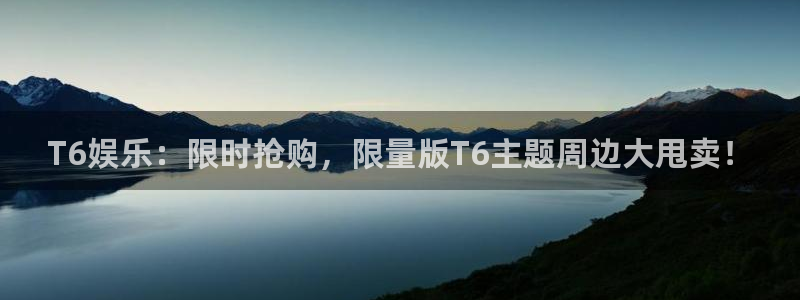 杏悦4代理：T6娱乐：限时抢购，限量版T6主题周边大甩卖！