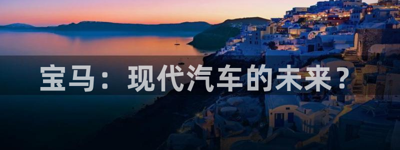 杏悦体育app下载：宝马：现代汽车的未来？