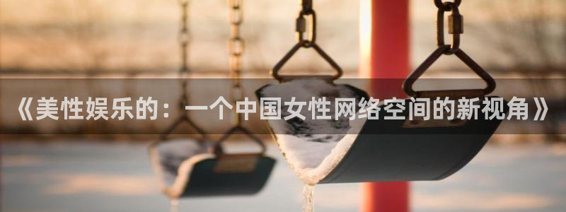 杏悦5注册：《美性娱乐的：一个中国女性网络空间的新视角》